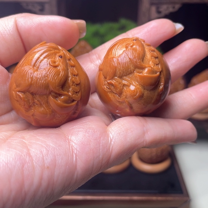 吊坠橄榄核3.5代代鼠钱手球