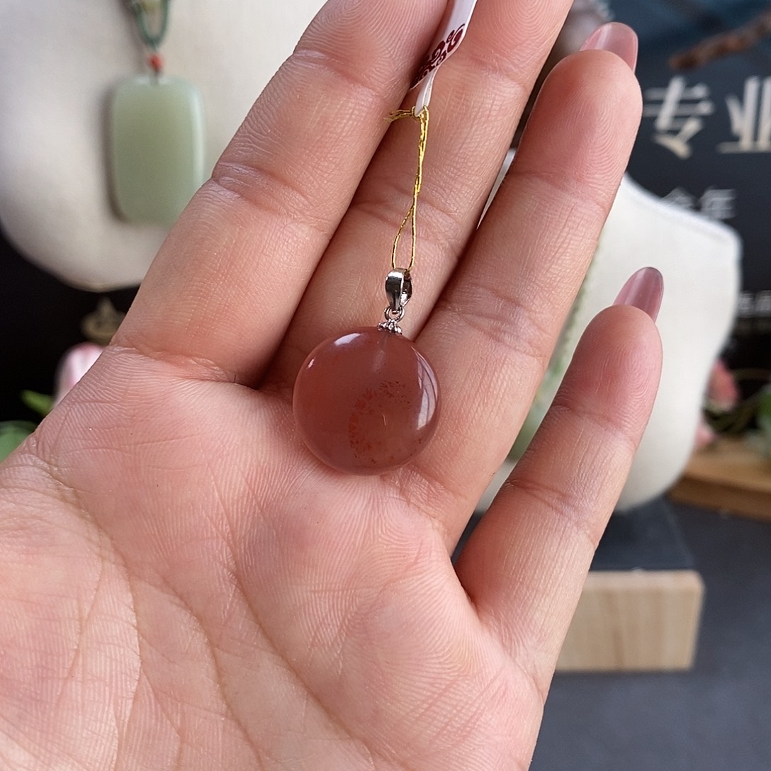 玛瑙/玉髓合金颈饰