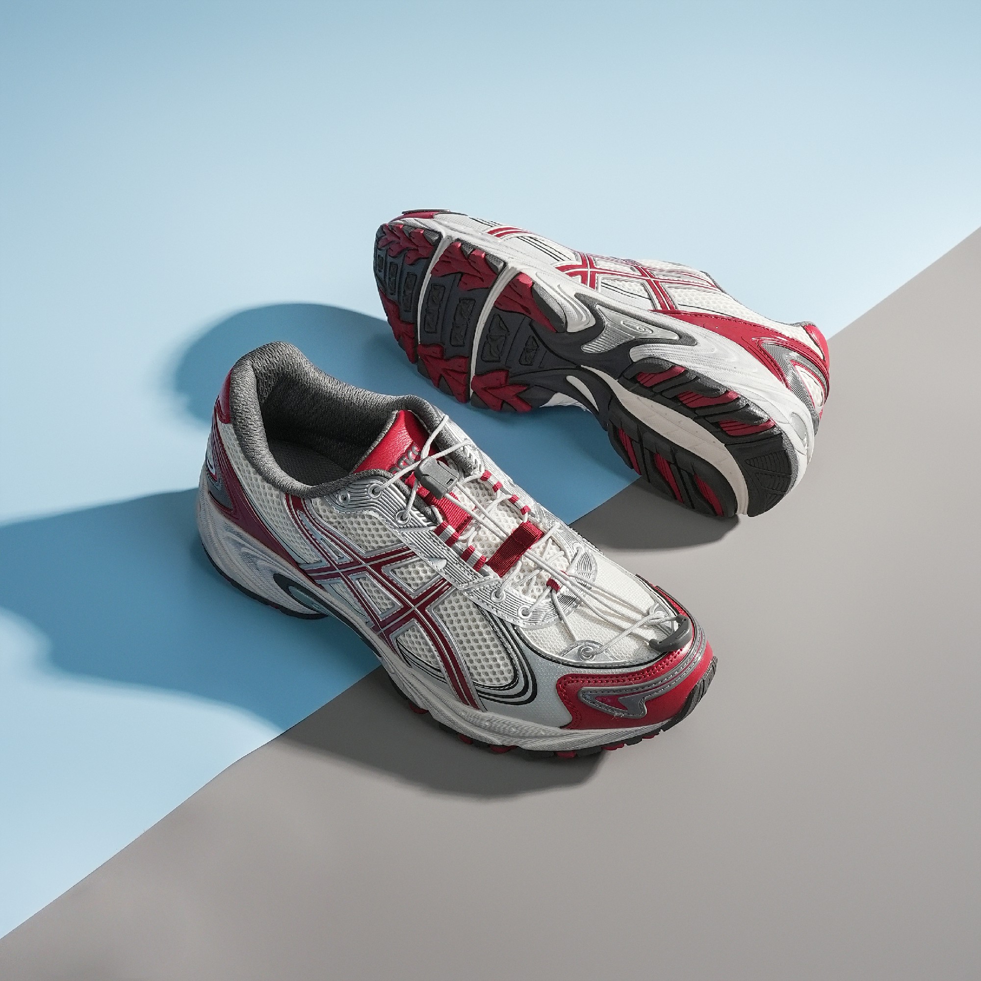 【视频同款】ASICS/亚瑟士 GEL-KAHANA TR V4红男女回弹跑鞋运动鞋