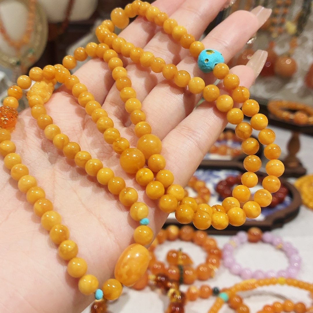 蜜蜡未镶嵌手链手串