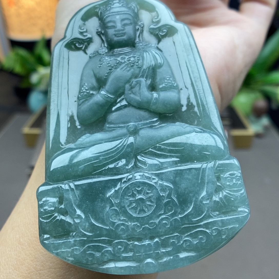 翡翠未镶嵌颈饰吊坠2