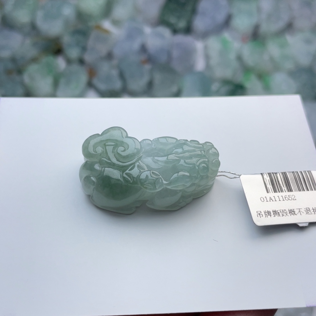 翡翠颈饰未镶嵌E****y貔貅