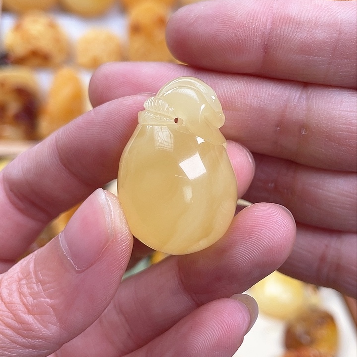 蜜蜡项链未镶嵌7.6克