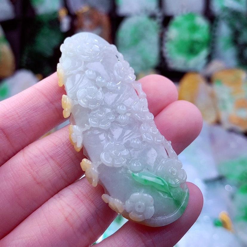 【闪购商品】翡翠颈饰未镶嵌挂件