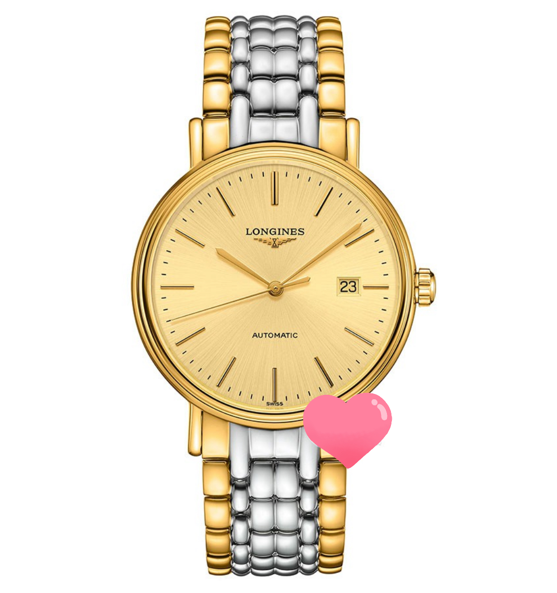 99新 Longines/浪琴 /瑰丽922间金钢带/表径40/自动机械表