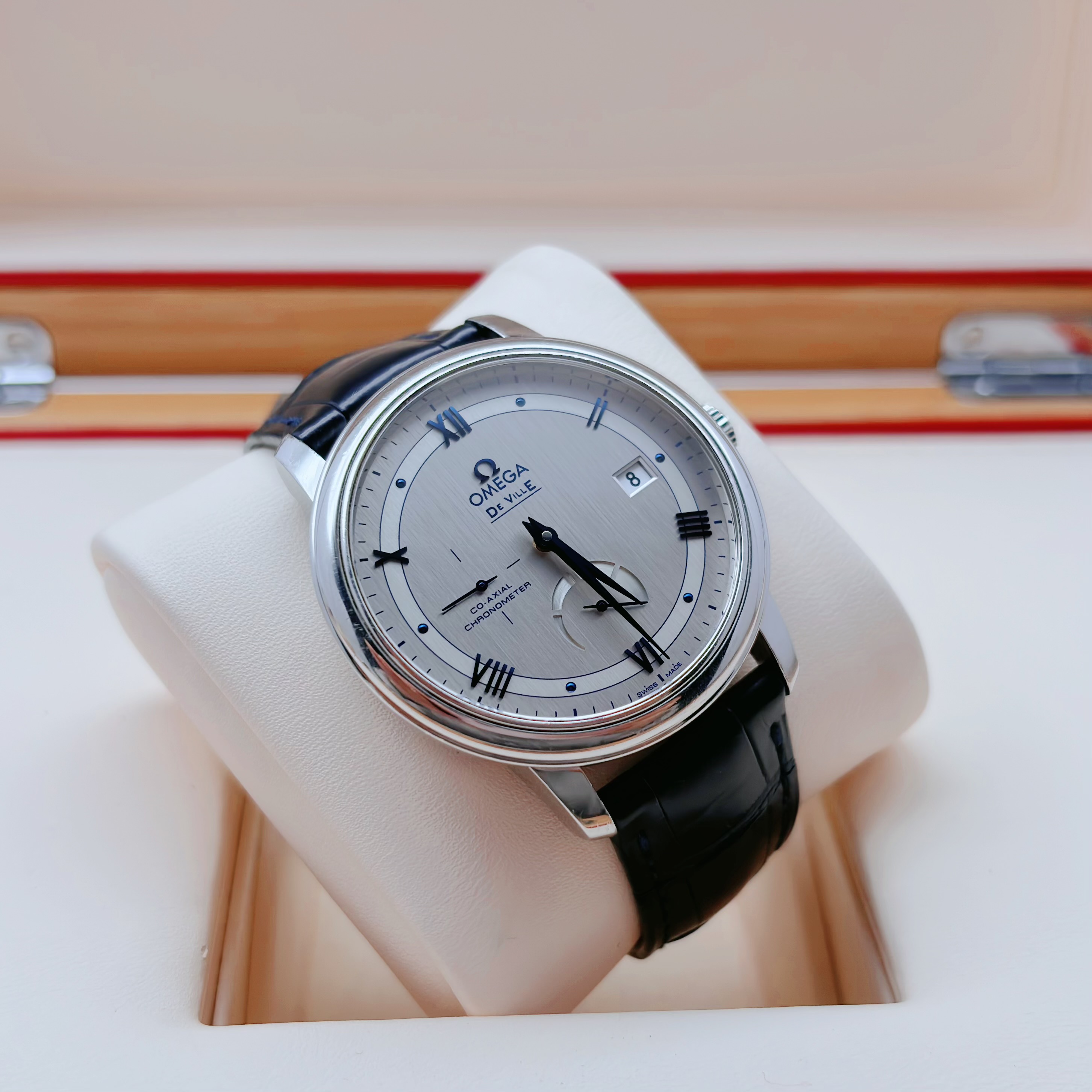 99新 Omega/欧米茄 碟飞/单表/39.5MM/机械/动储/公价37700