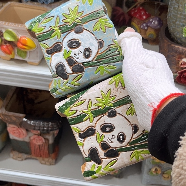 粗陶材质多肉花盆