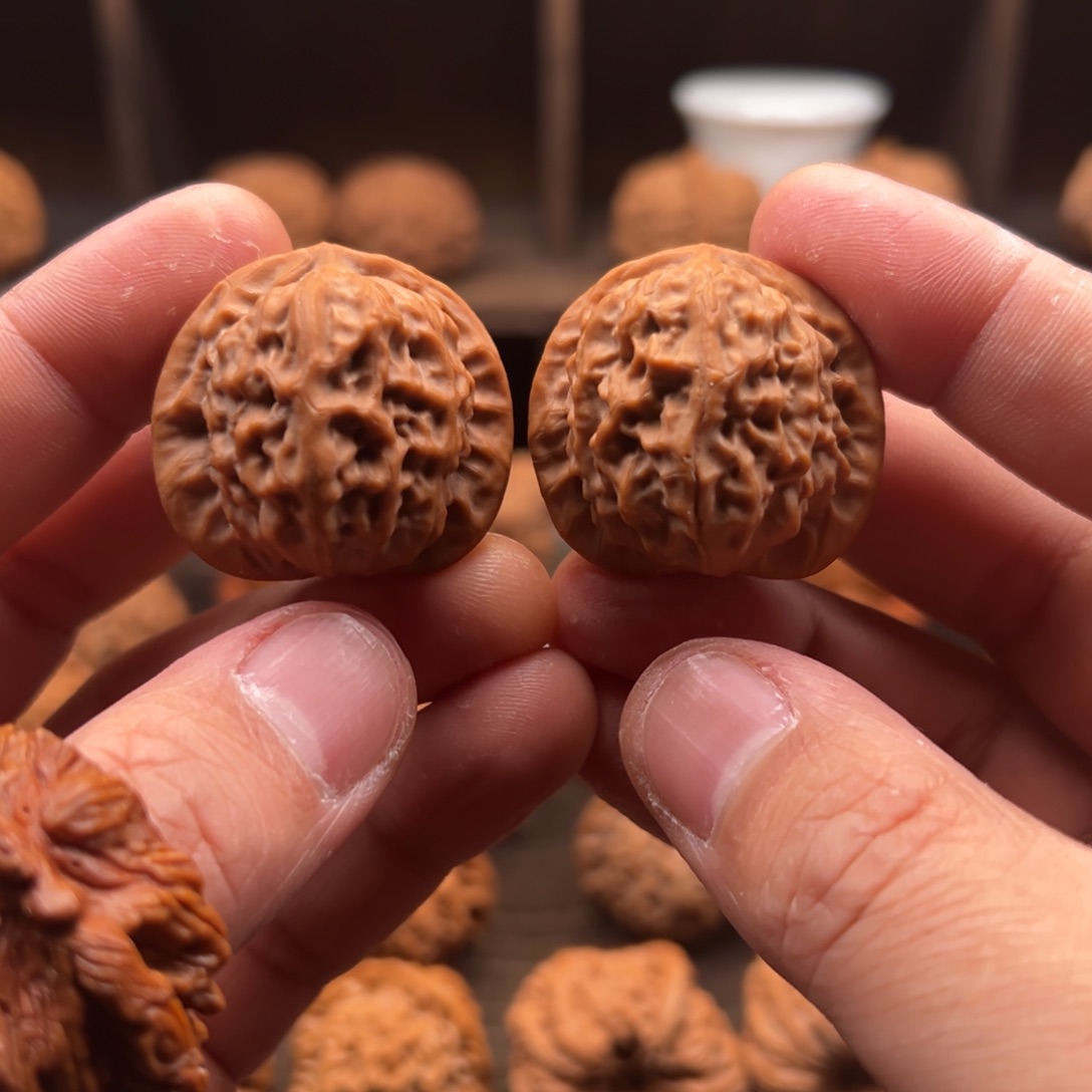 文玩核桃把件33瓷娃娃