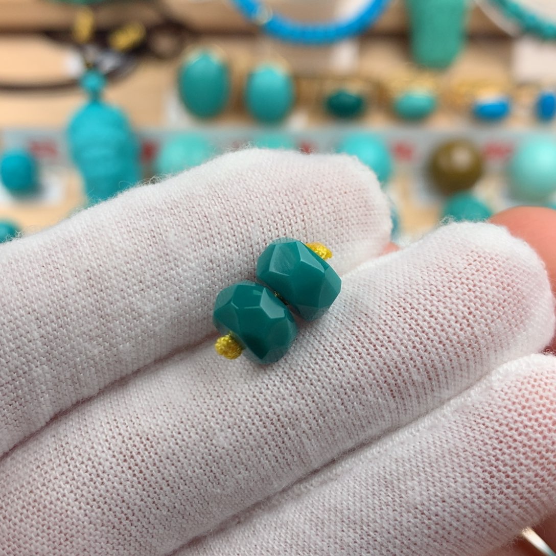 绿松石未镶嵌配饰8.1mm