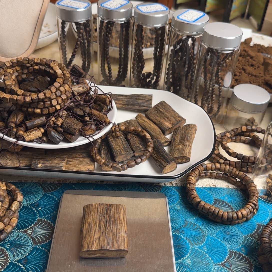 沉香沉香枕灰**片海南沉香素牌11克