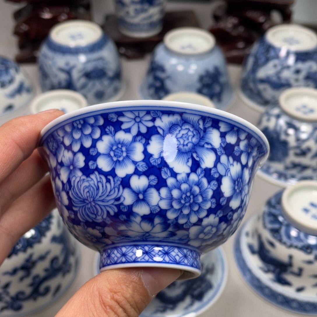 杯子景德镇陶瓷现代手工陶瓷茶具