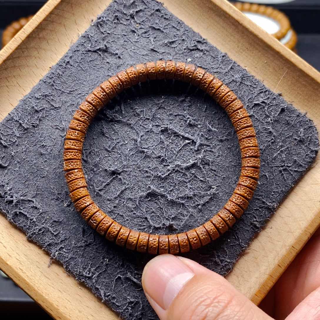 紫金鼠手串6.5mm实心鼠嘎