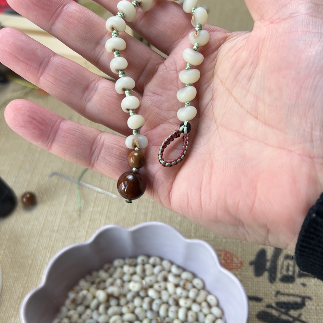 木质金佛草单圈小手串