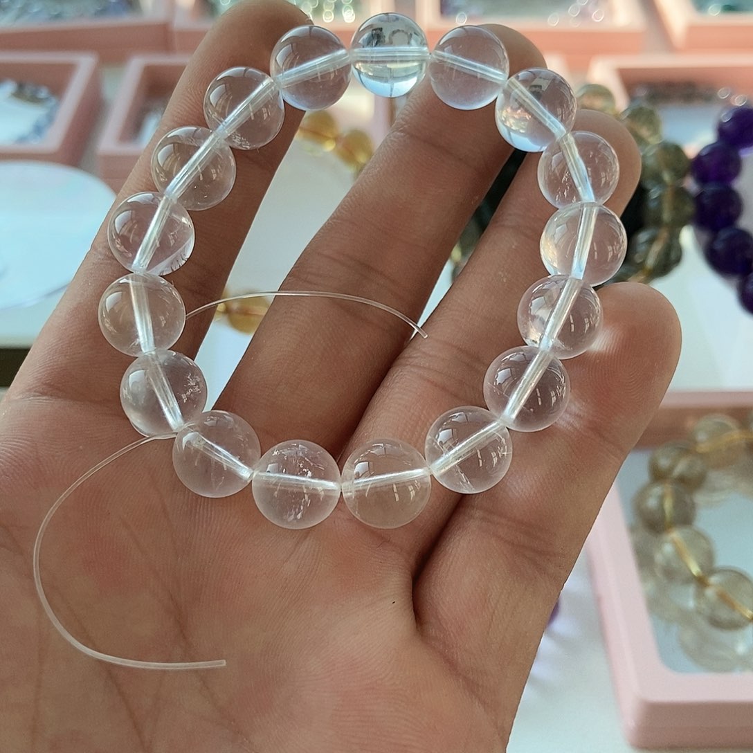 水晶手链未镶嵌董*含默认微瑕