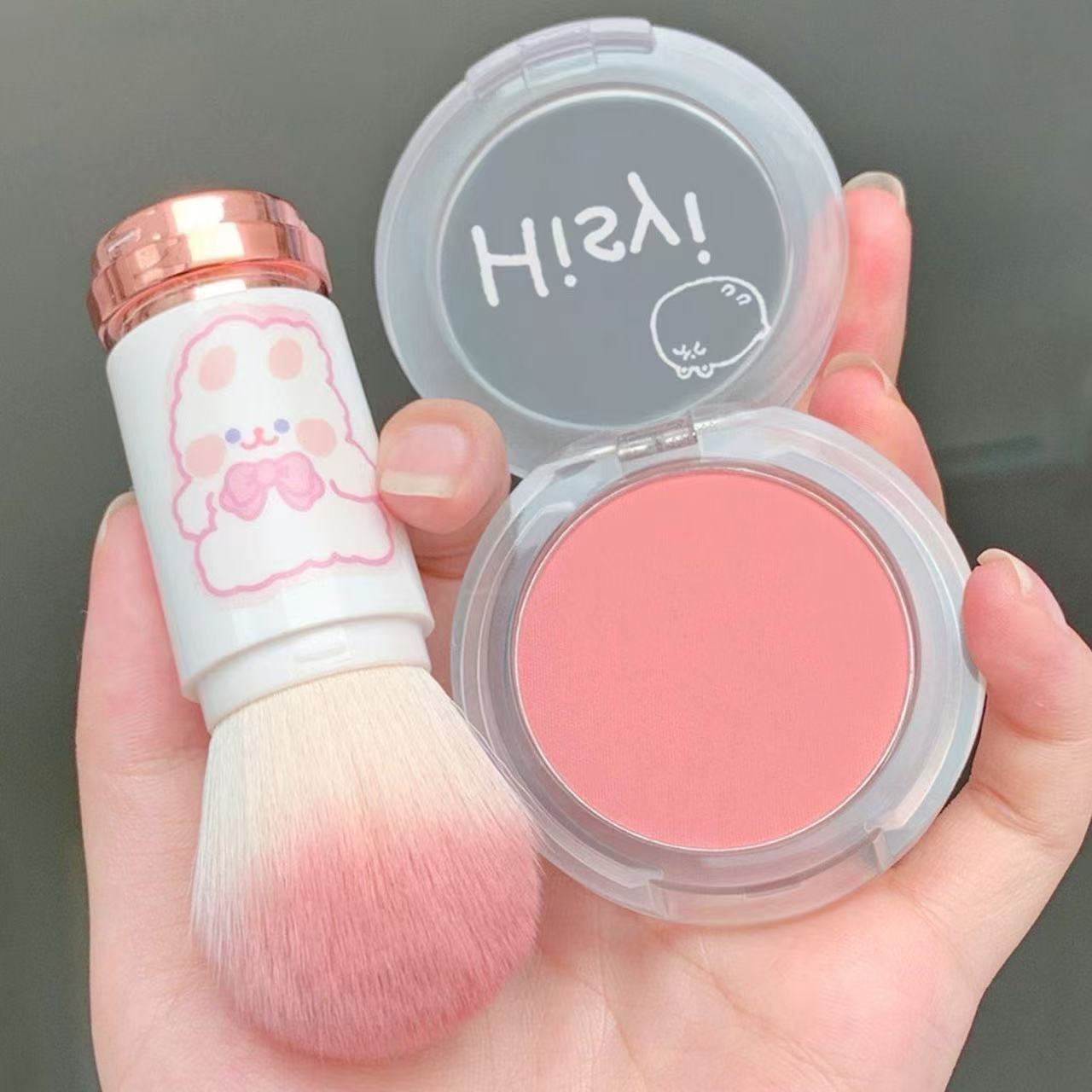 【新西包邮】【送刷子】防水单色腮红提亮显色持久自然细腻元气高光