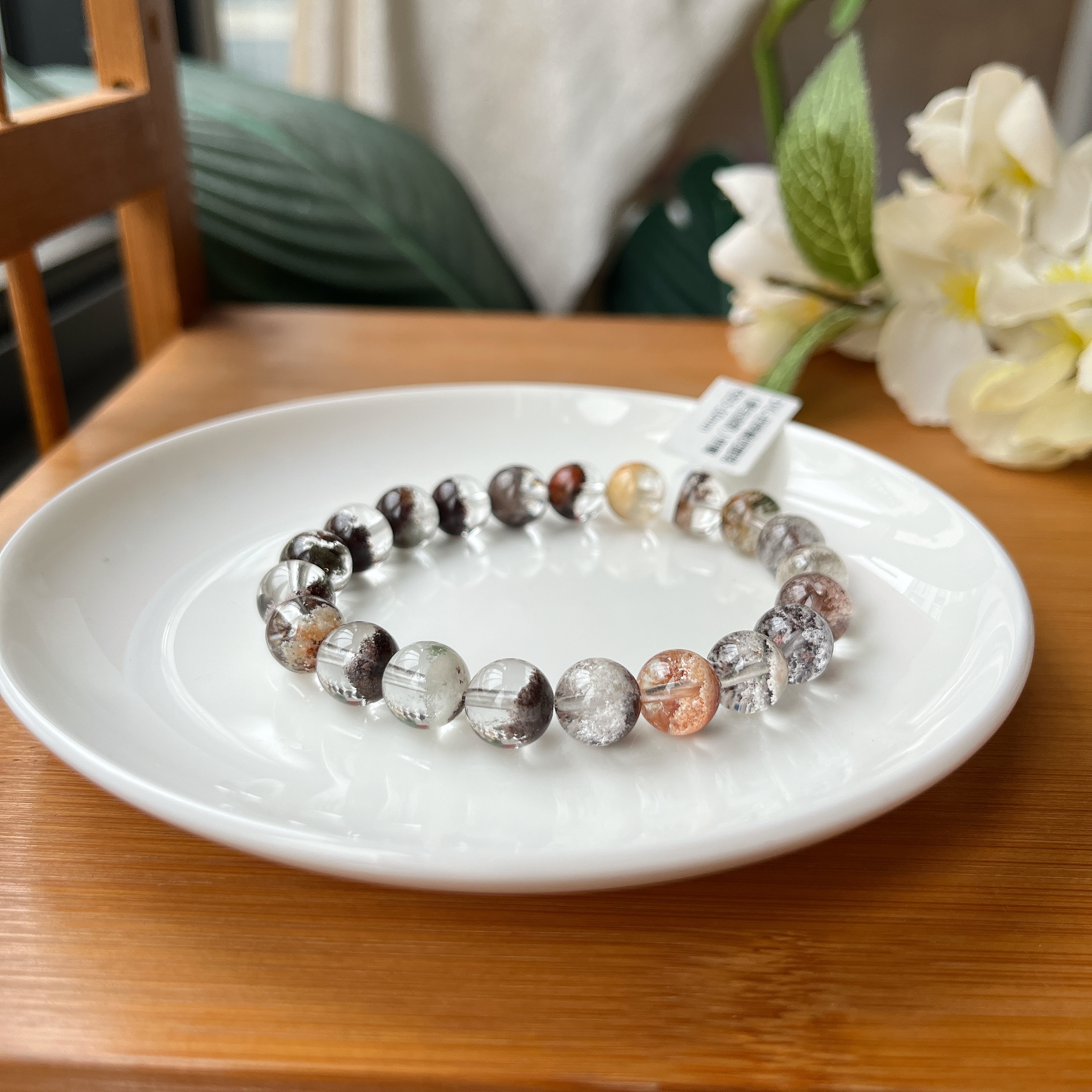 【珠宝厂长】约9.5mm四季幽灵圆珠（聚宝盆款）单圈手串