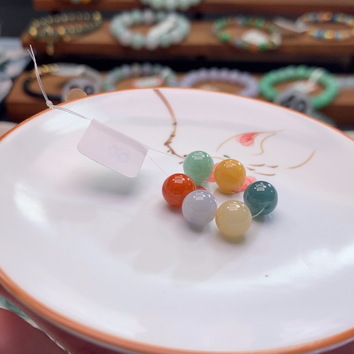 翡翠未镶嵌手链翡翠d19卡8