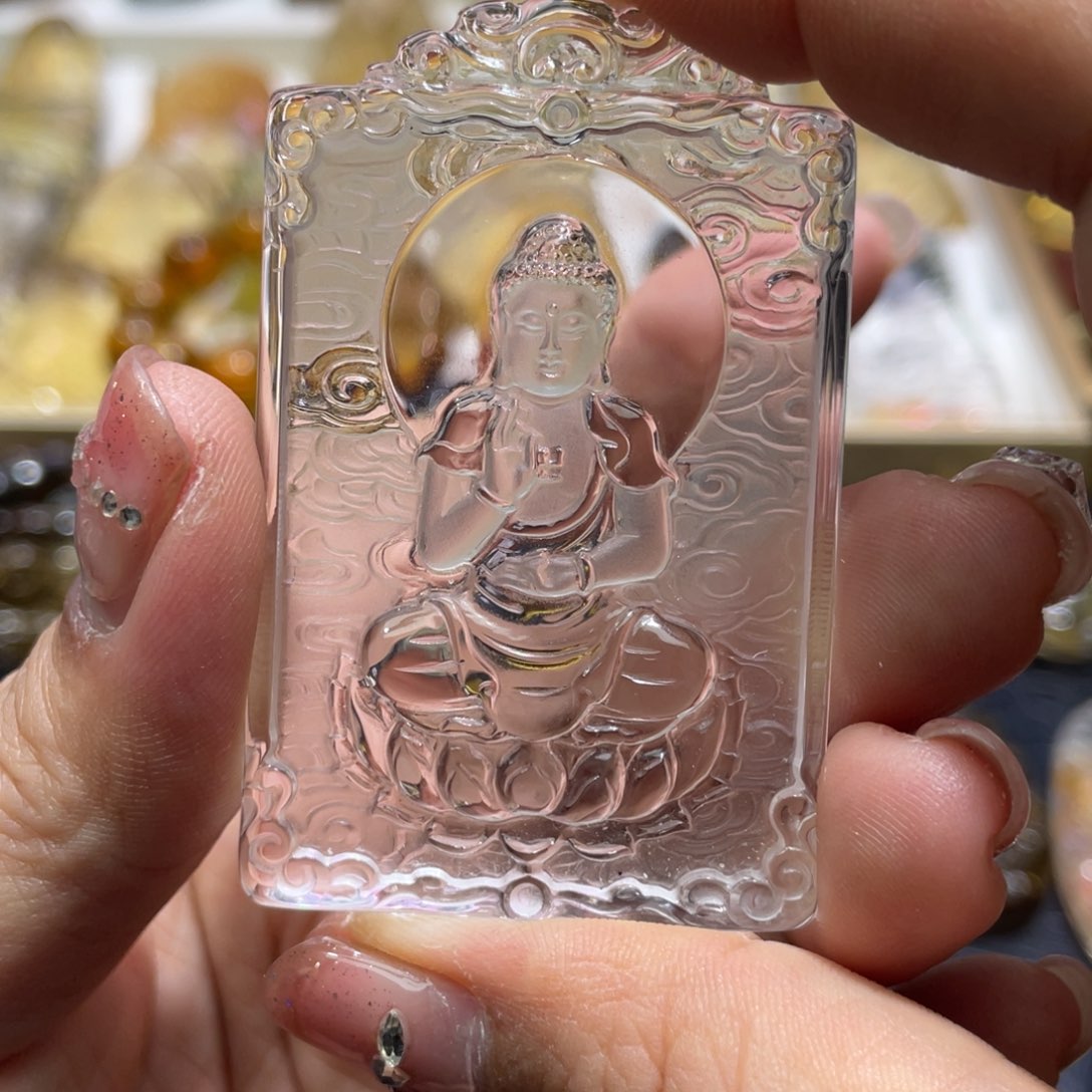 水晶颈饰未镶嵌定制