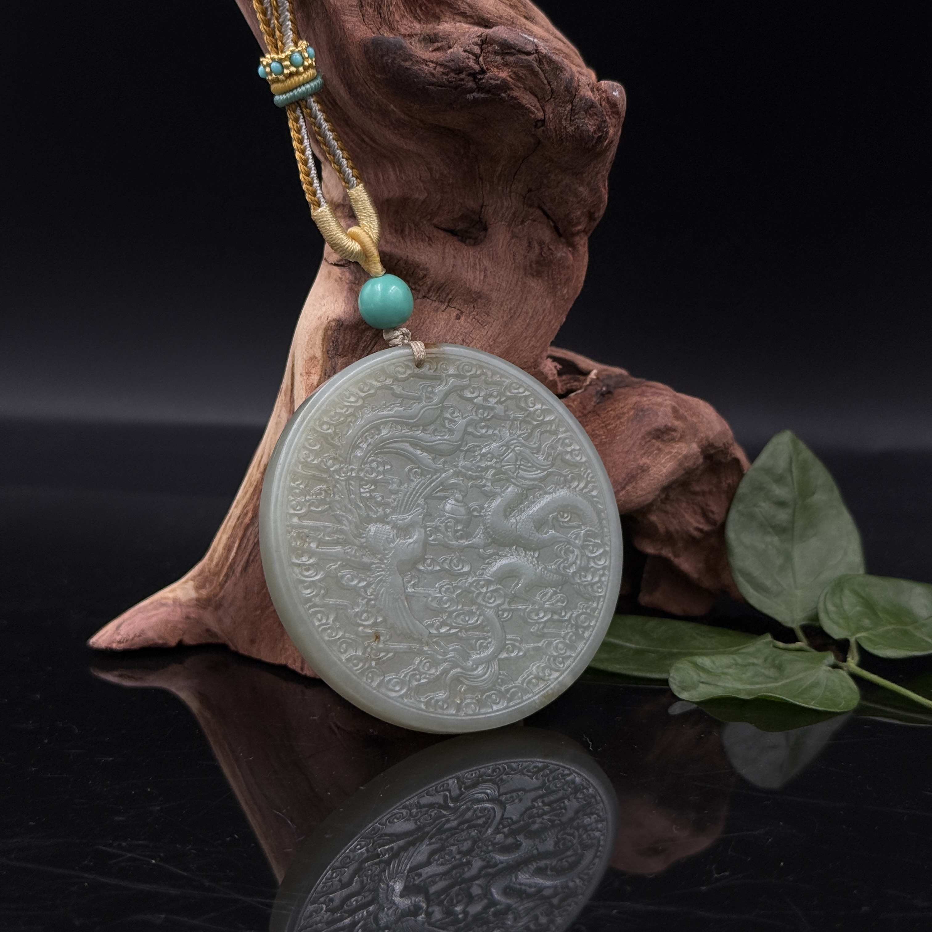 ..《闪购商品》和田玉玉璧龙凤