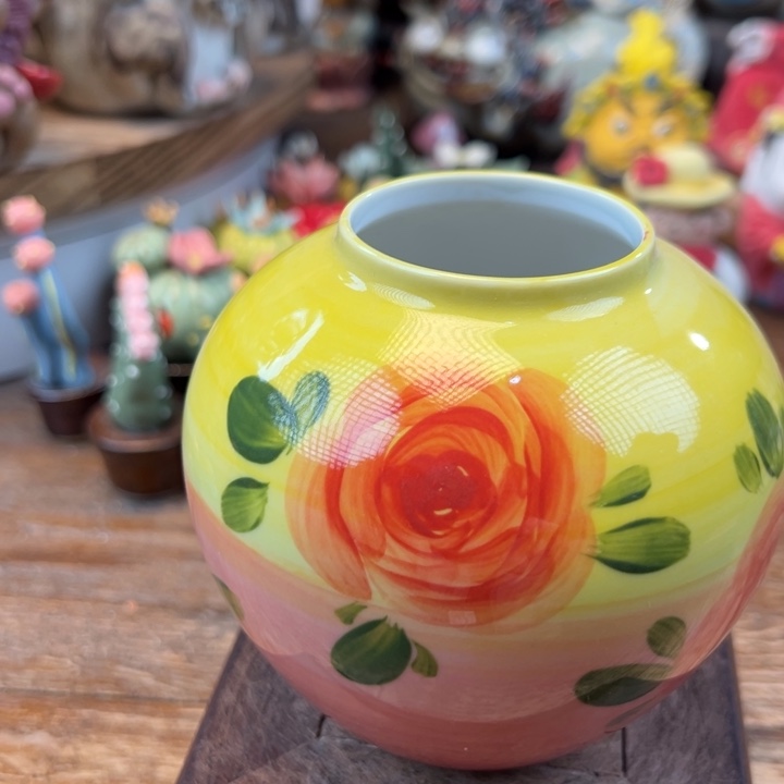 陶摆件小镇青花每日有新品