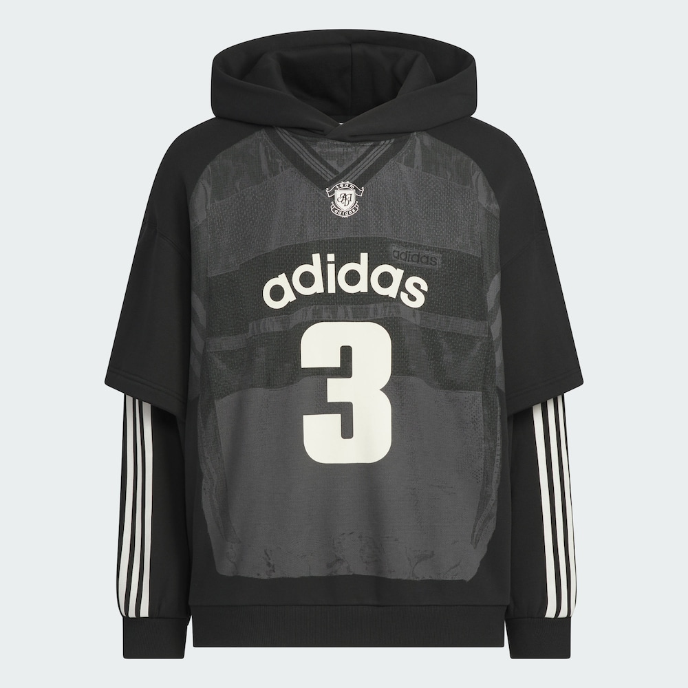 【玖伍AD】TEAM HOODIE阿迪达斯三叶草毛圈布运动连帽套头衫KC2607