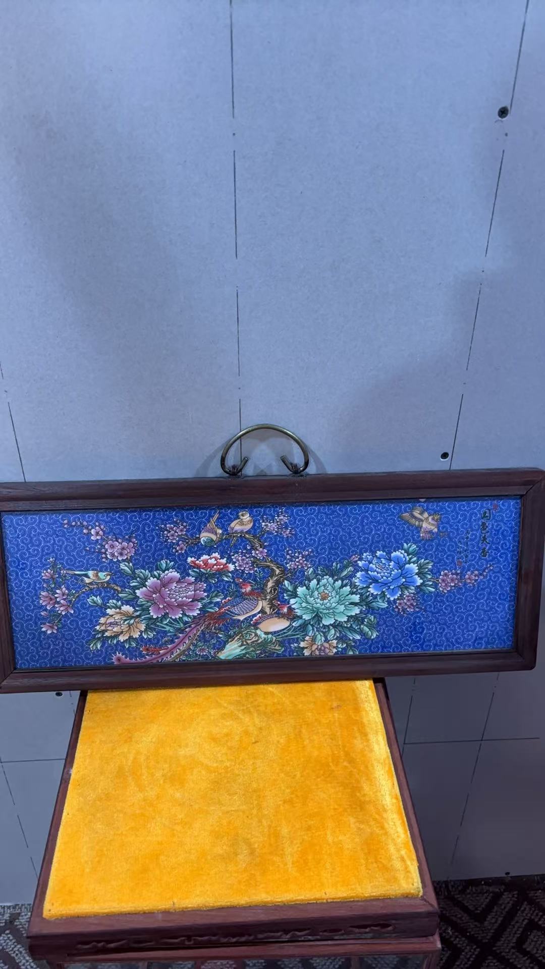 景德镇陶瓷国色天香瓷板画