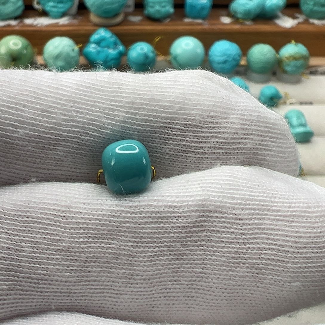 绿松石老型珠 未镶嵌