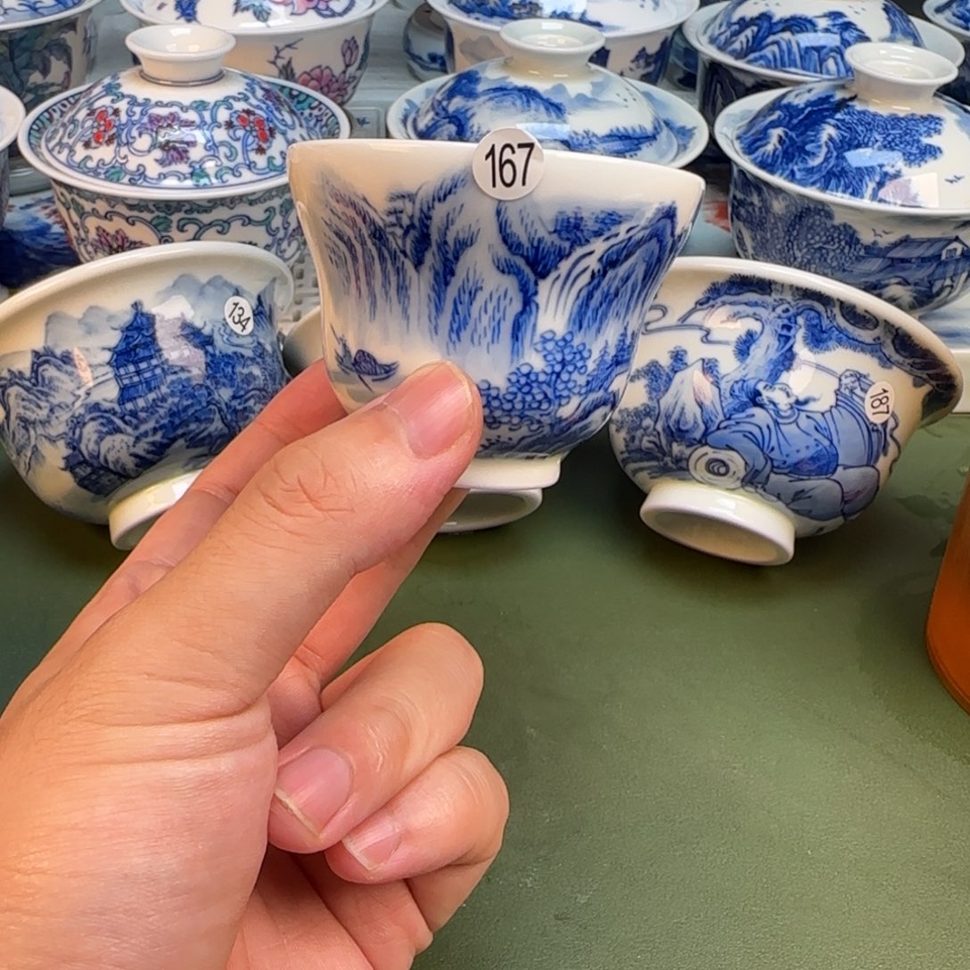 彦祖纯手工手绘茶具167