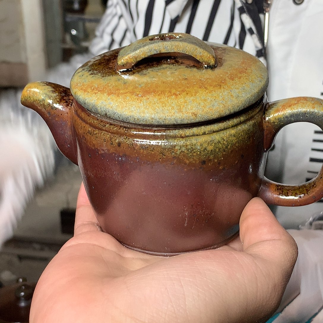 紫砂柴烧纯自然柴烧