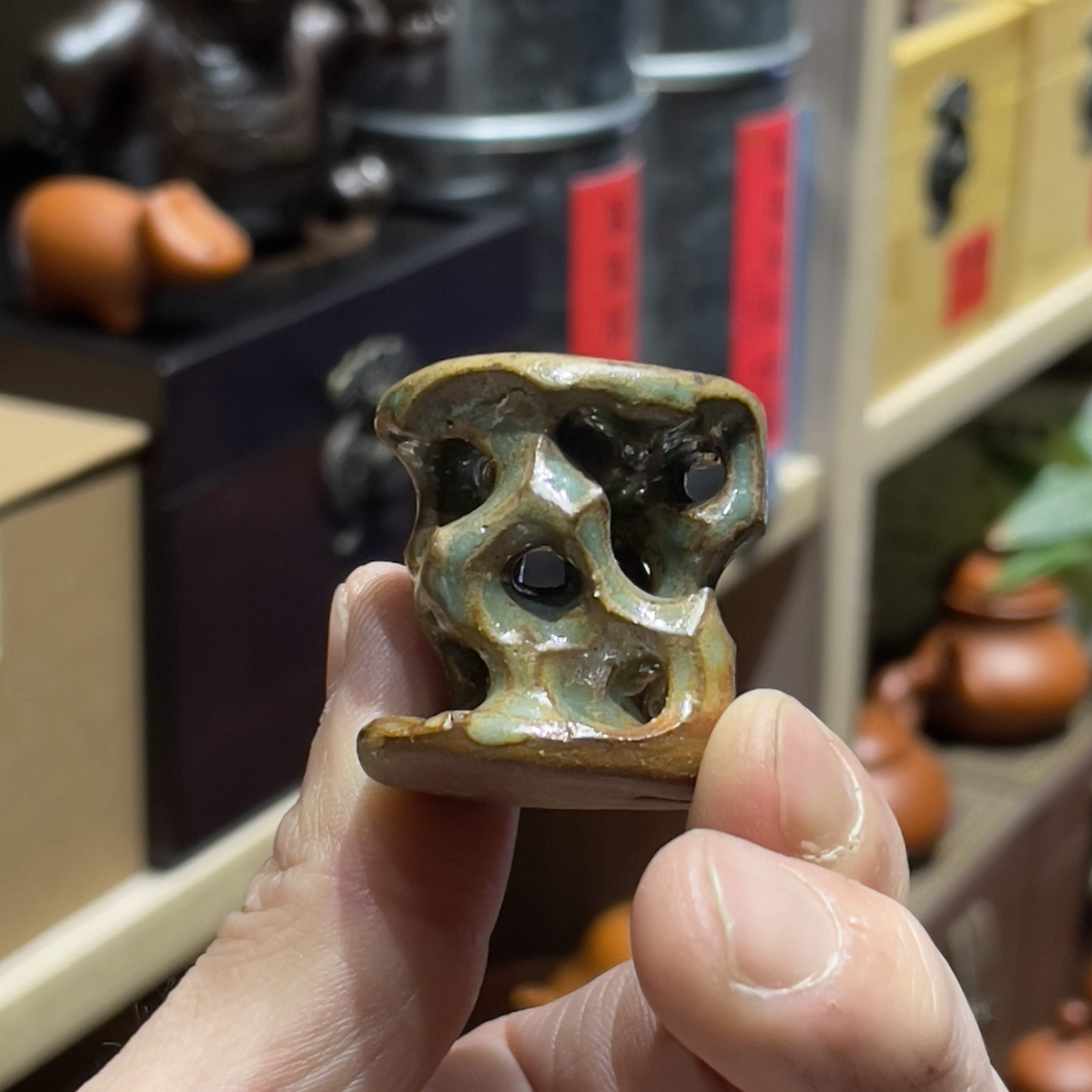 林于凯老师盖置，手工制作大小不一，介意莫拍！