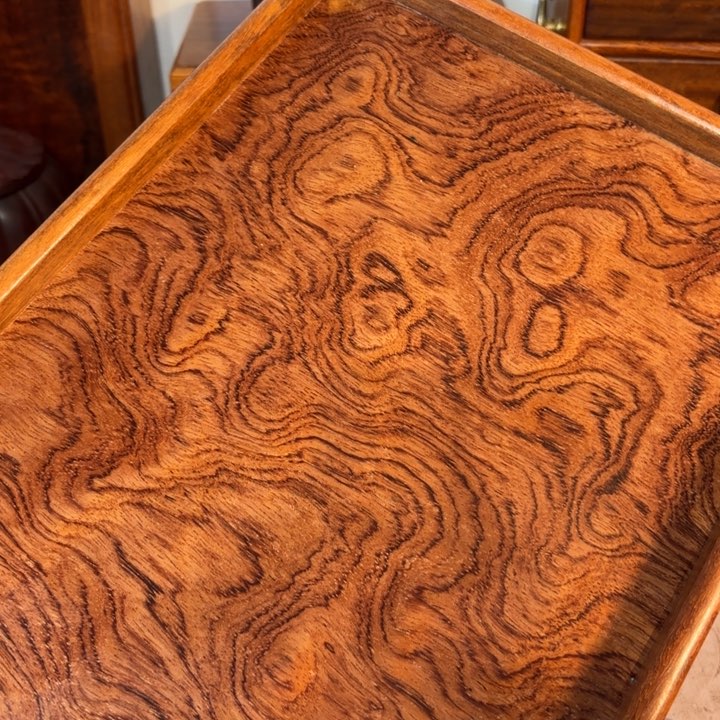 木缅甸花梨超大托盘