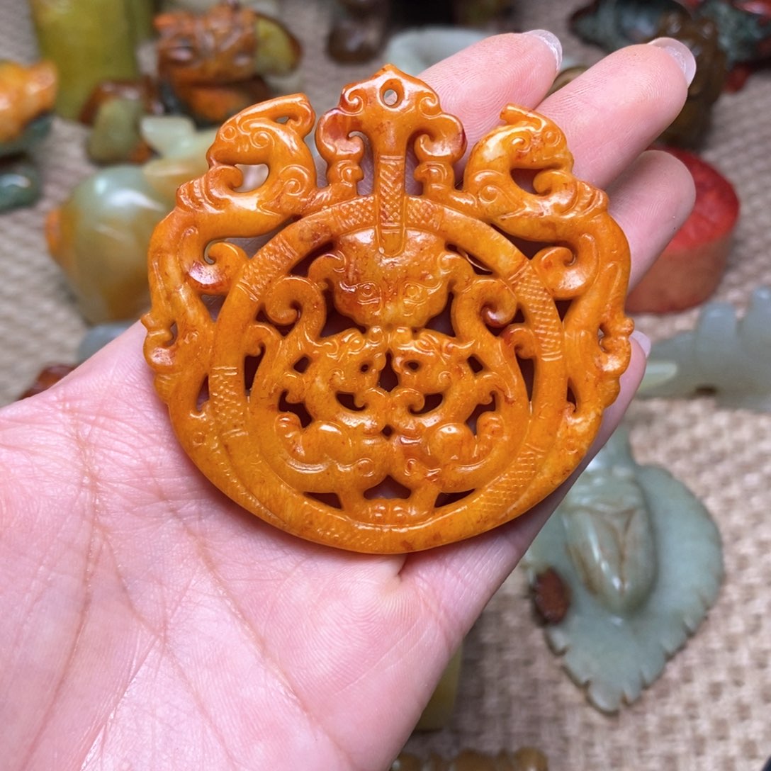 白玉菩提吊坠白玉菩提白玉菩提摆件