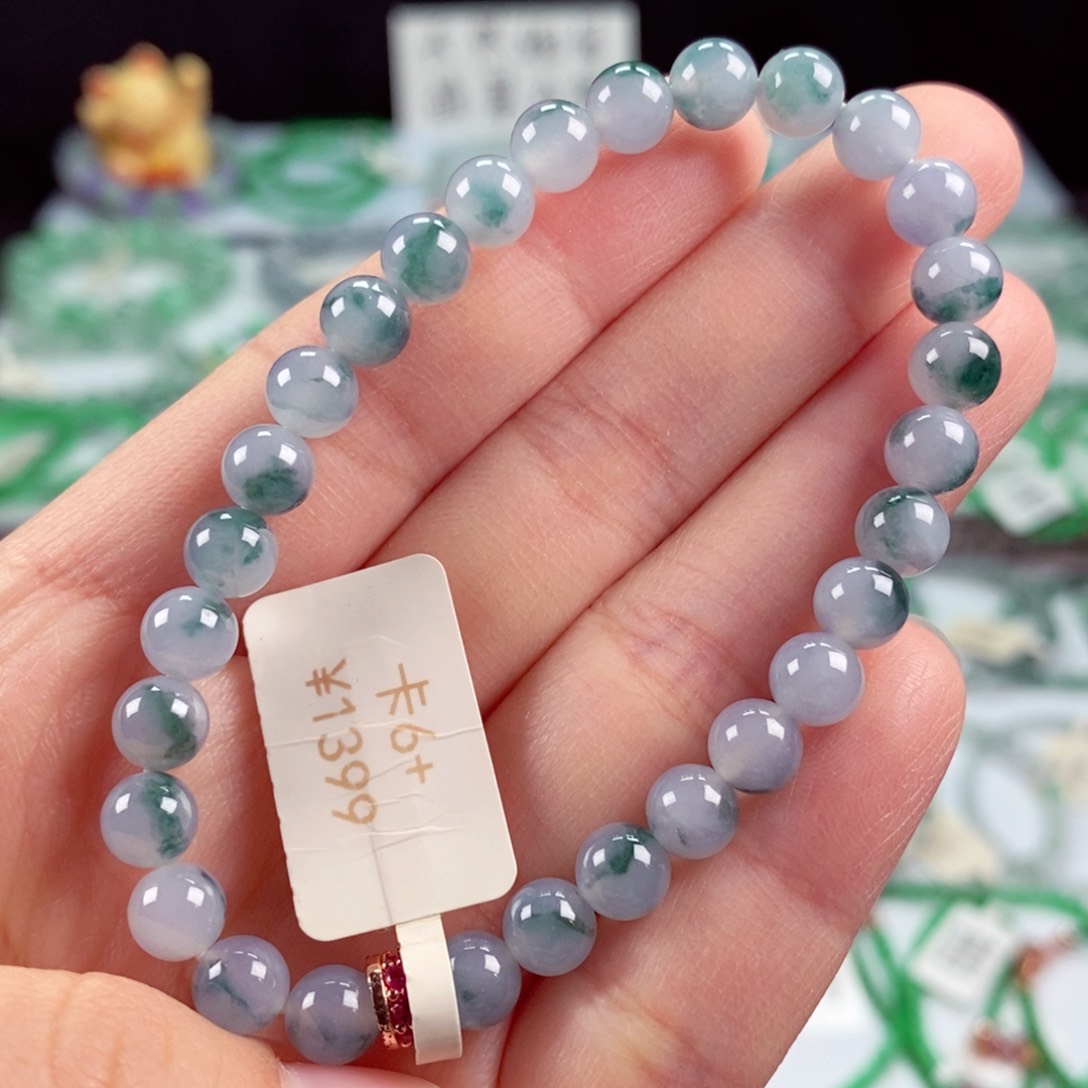 未镶嵌手链翡翠卡6.5