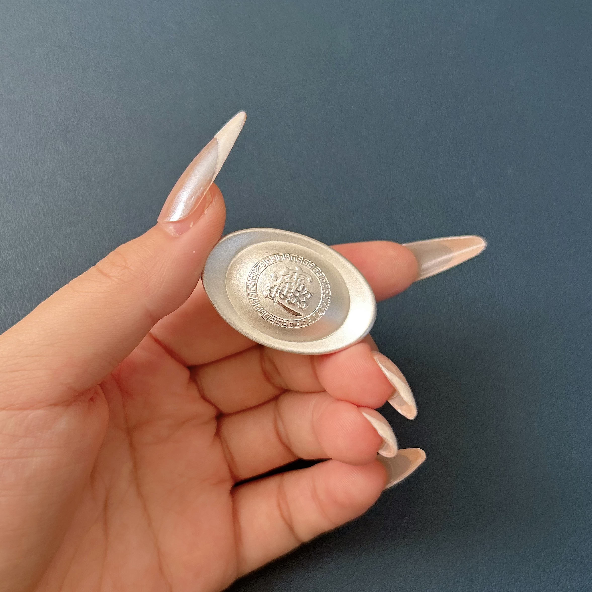 足银9999银元宝100g实心招财进宝收藏送礼银锭