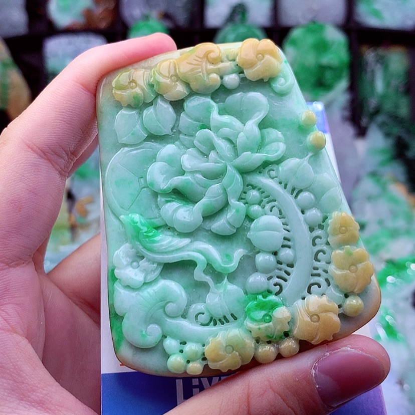 【闪购商品】翡翠颈饰未镶嵌挂件