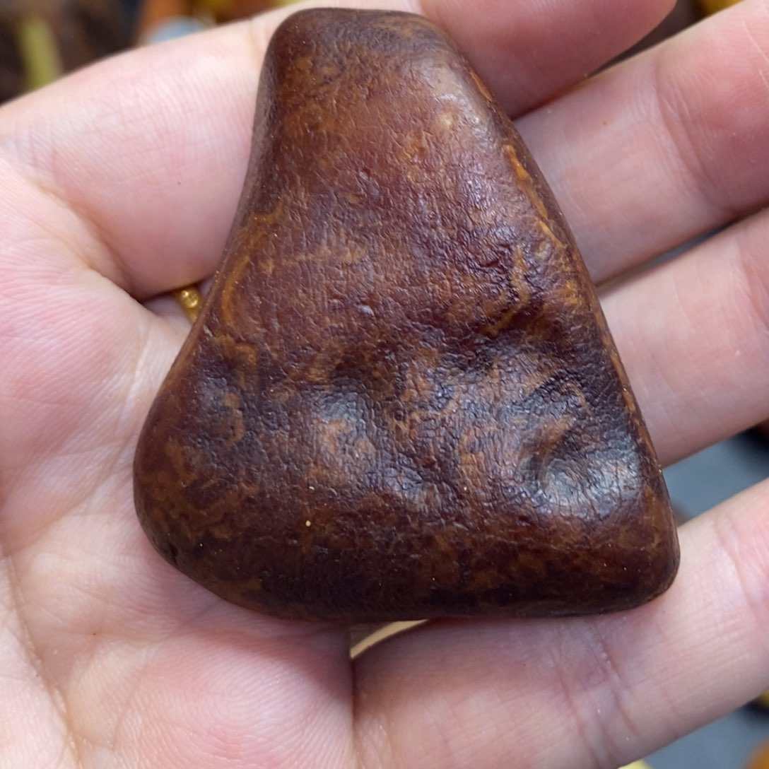 定制琥珀未镶嵌晨**霞唐