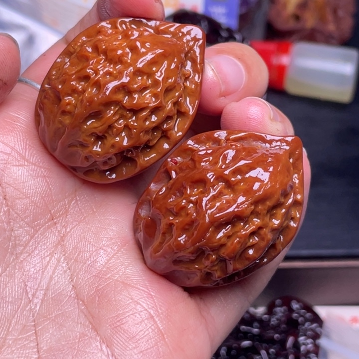 文玩核桃把件小手捻