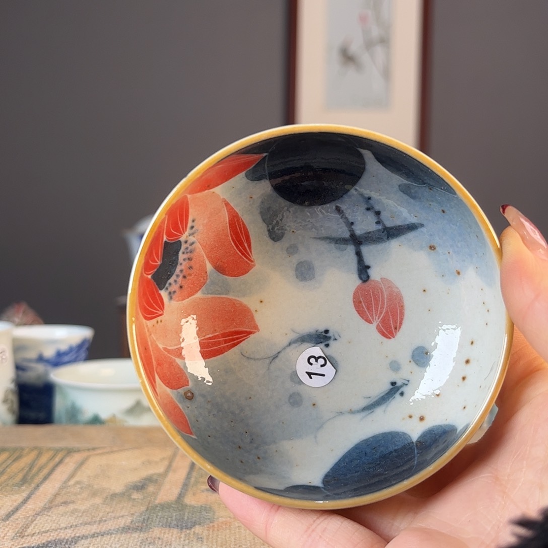 杯景德镇陶瓷茶杯多人