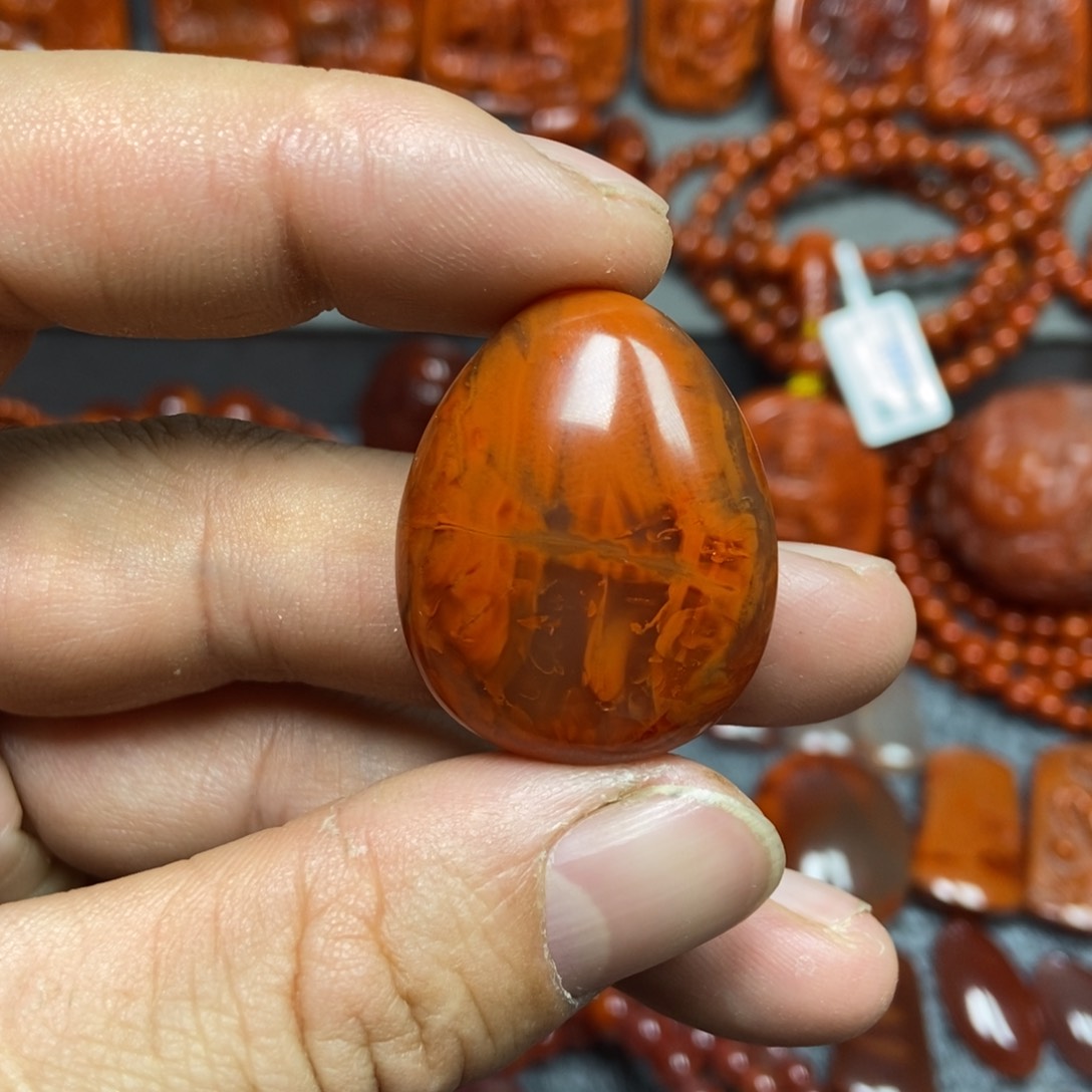 南红玛瑙吊坠(不含链)未镶嵌