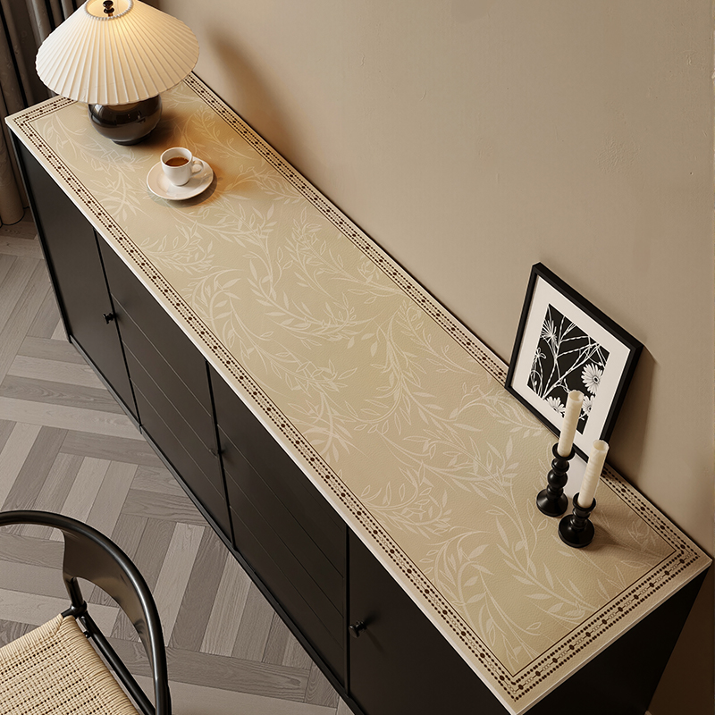 法式桌垫轻奢高档餐边柜鞋柜酒柜台面保护垫子家用氛围感