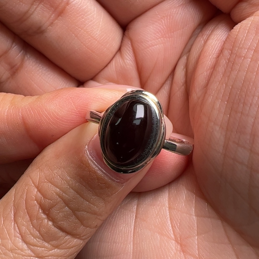 血珀戒指银S925镶嵌无优化