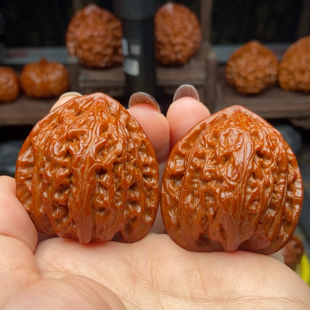 文玩核桃吊坠三角铁锤42尺