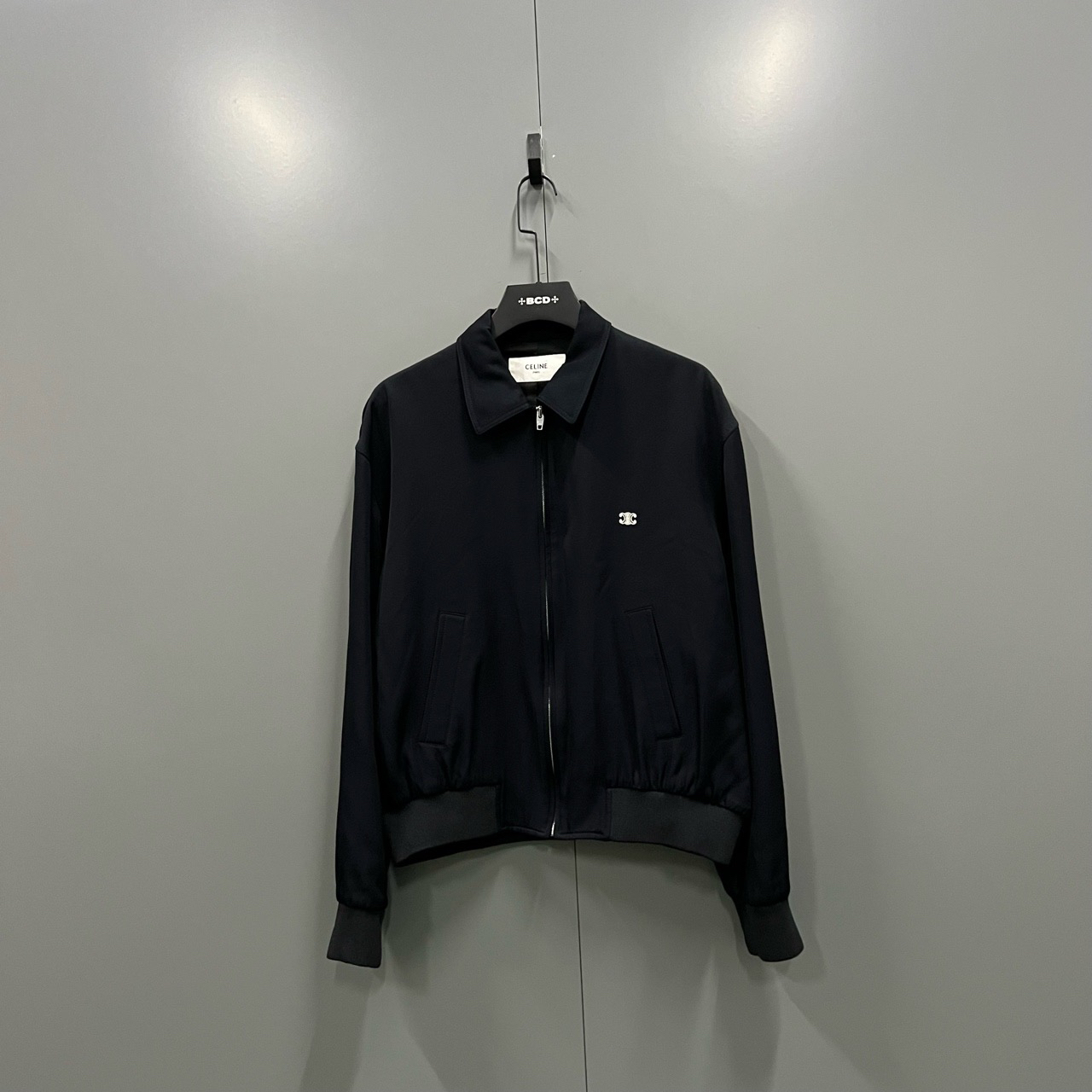 Celine 赛琳 黑色刺绣logo外套 50码/95新/19500/无配件 fg208108