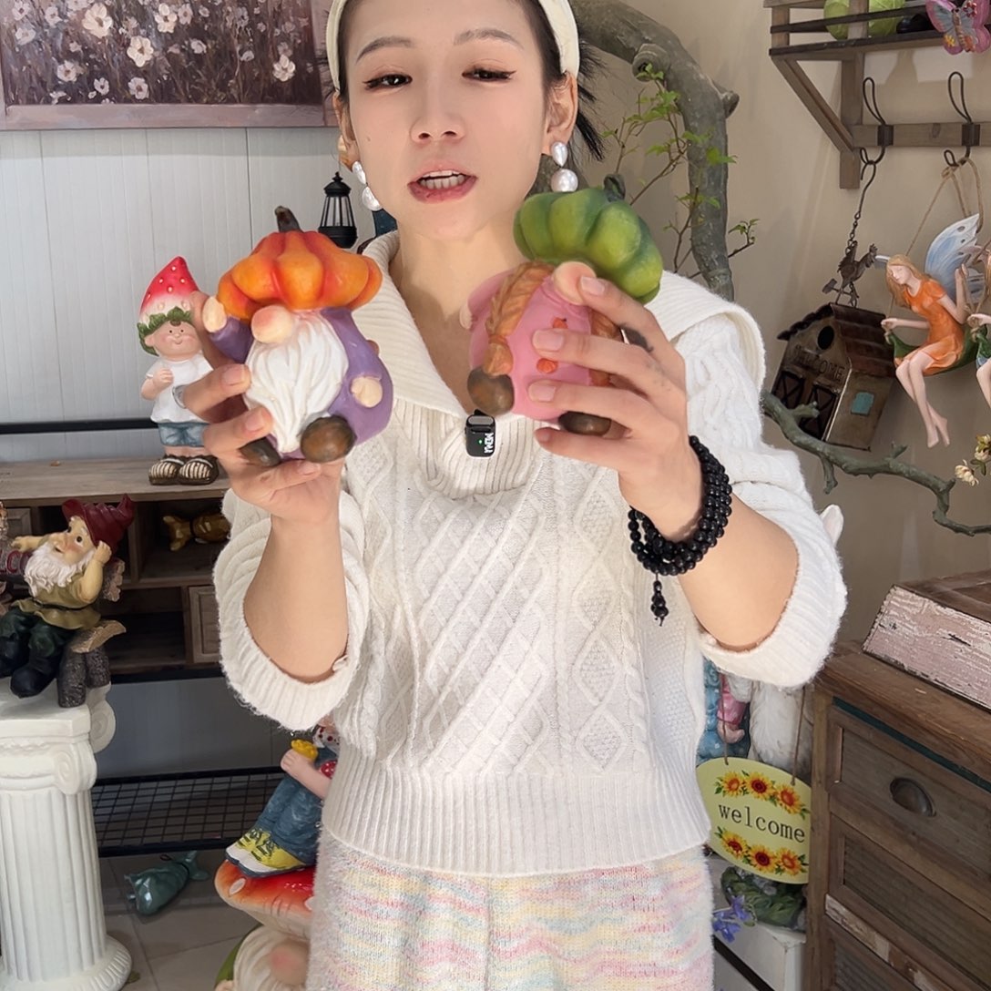 花园摆件红红火火