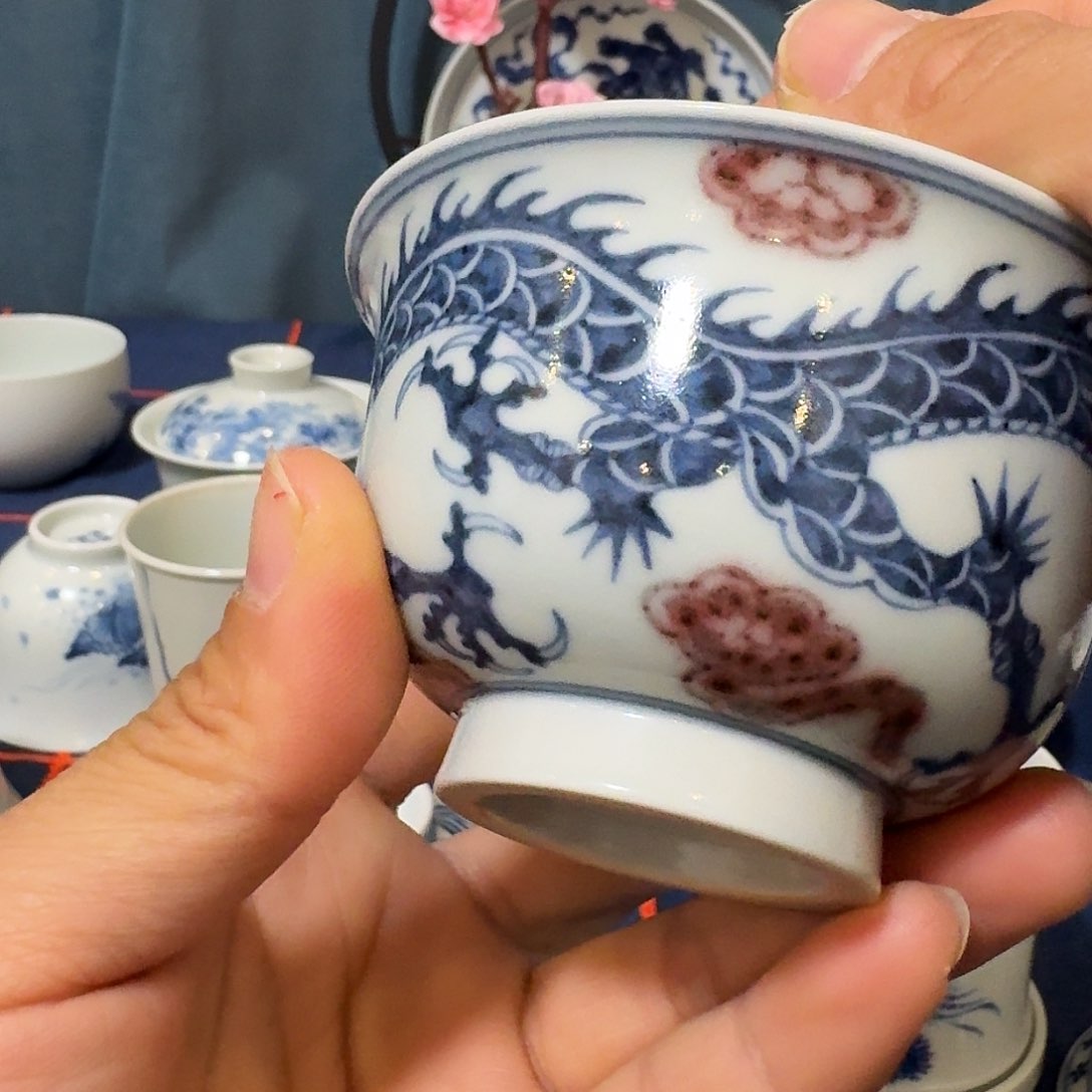 青风瓷影手工手绘