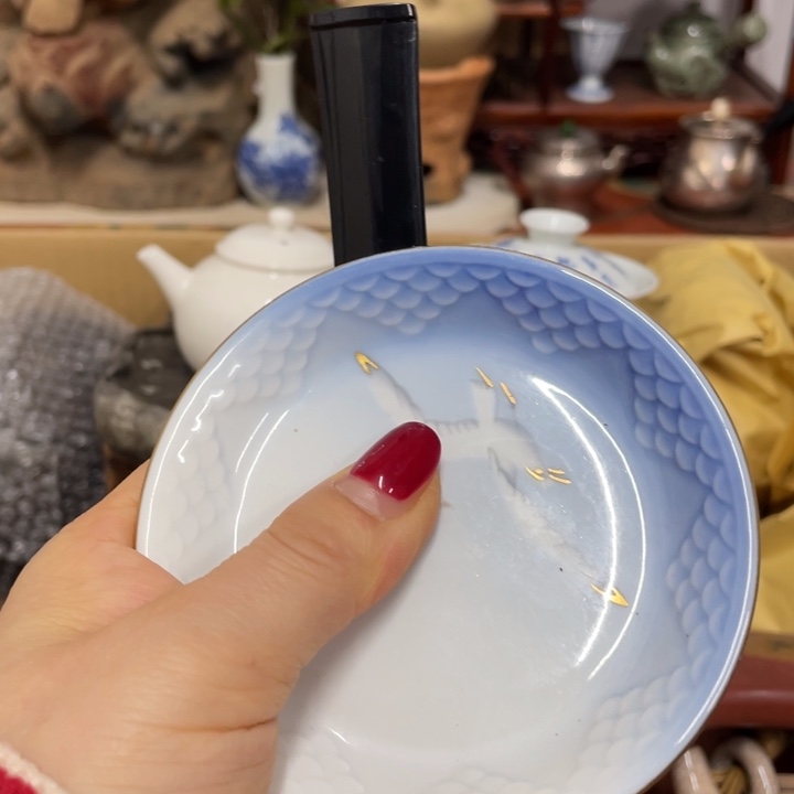 世***业瓷中古工艺品摆件
