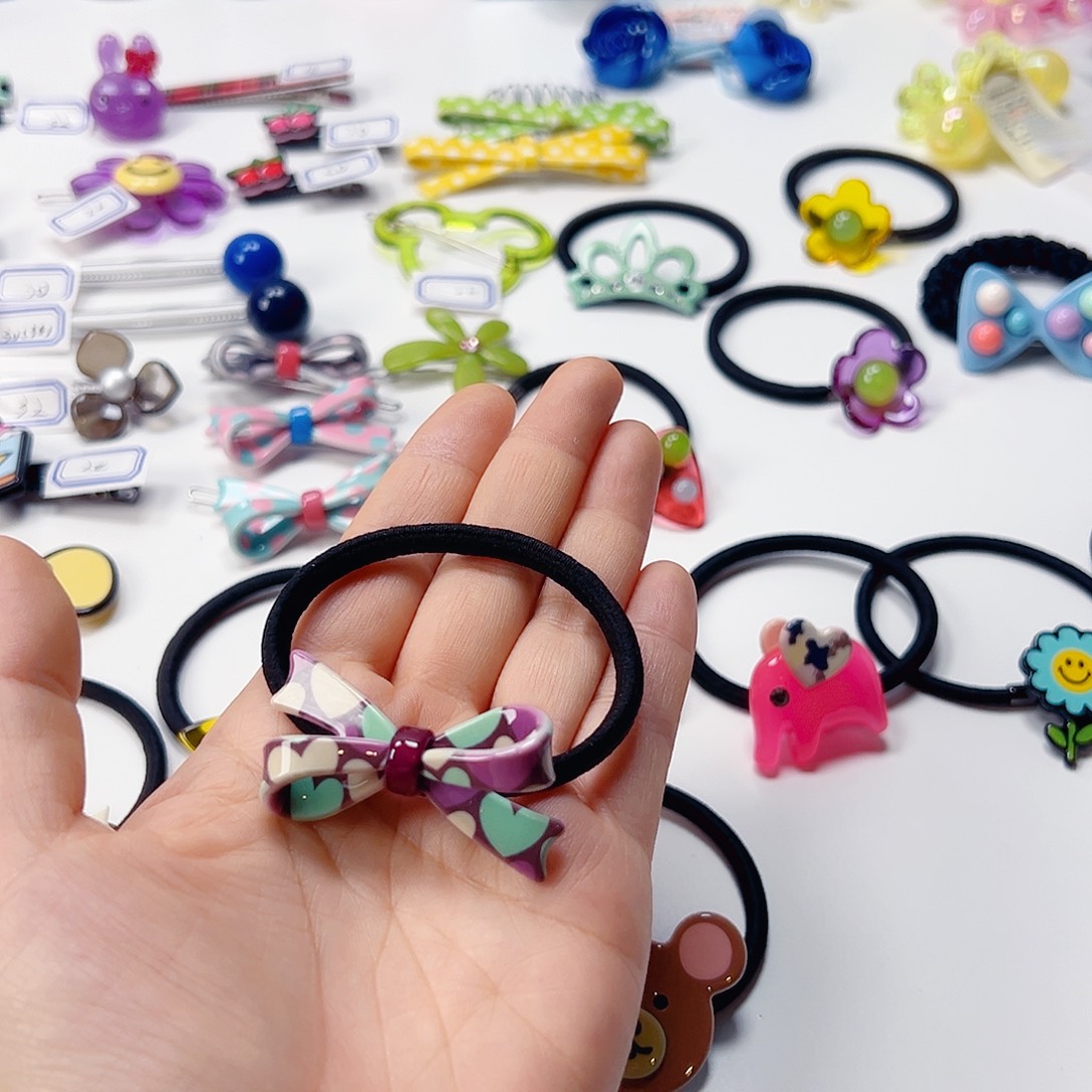 儿童紫爰心发圈韩国