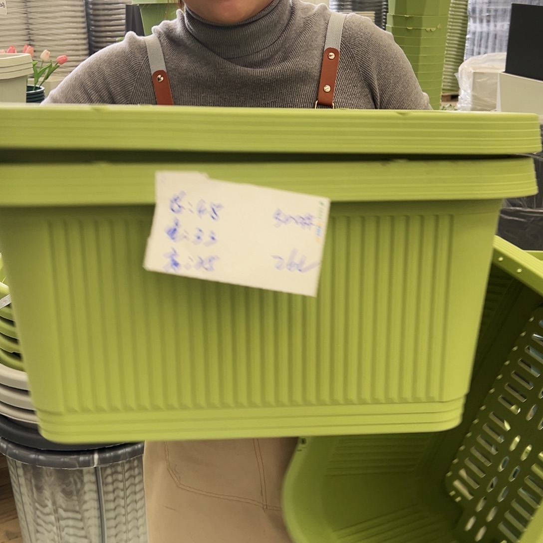 菜盆500#果绿色3个无托