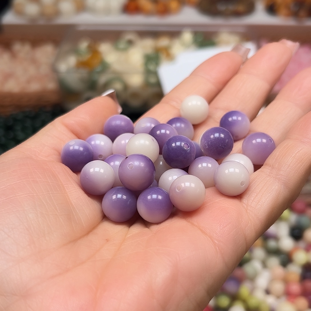 手串菩提根/象牙果卡12紫玉蝶120颗
