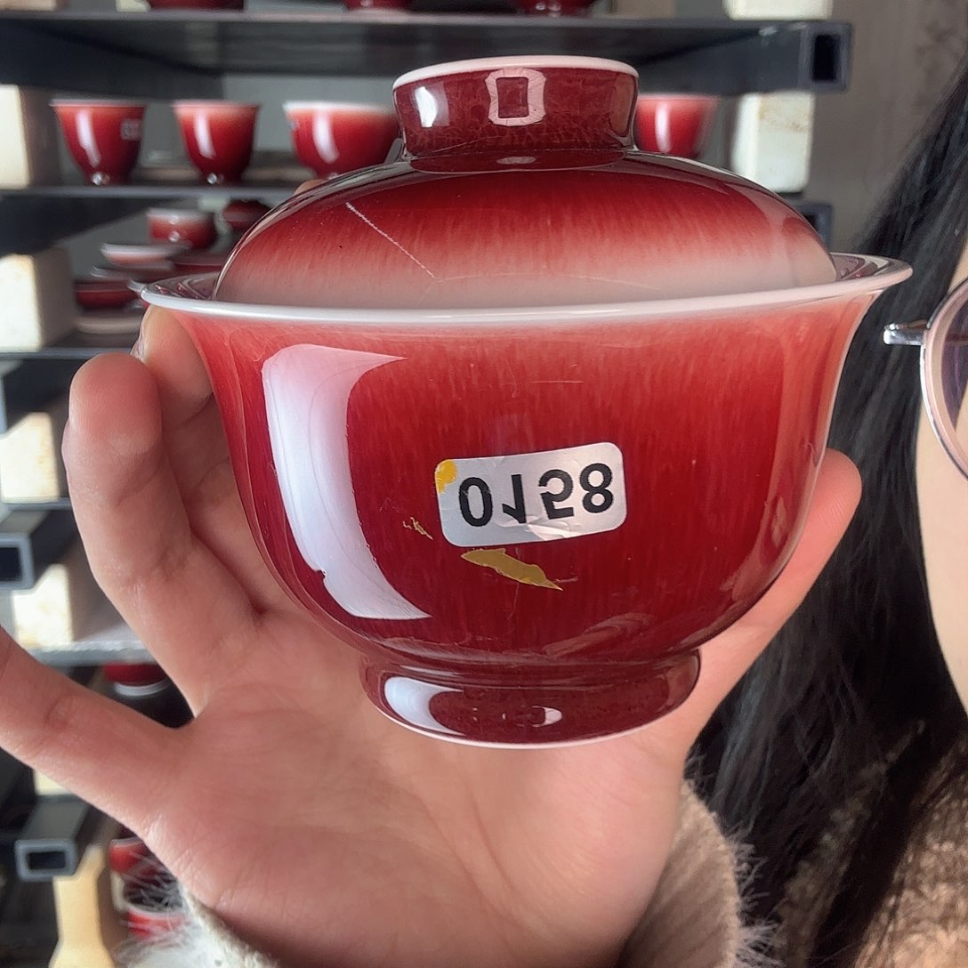 瓷片景德镇郎红陶瓷